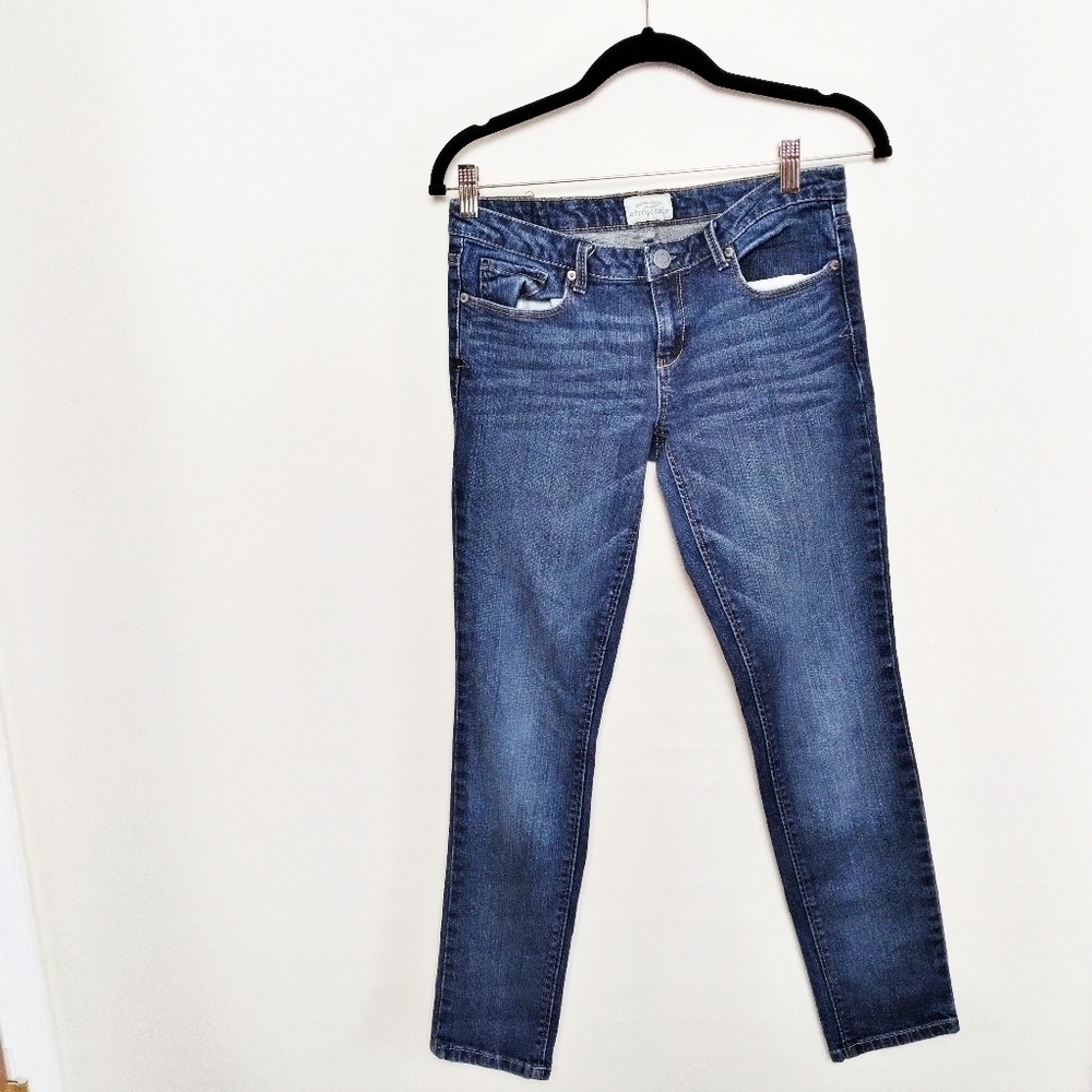 Aeropostale Medium Wash Ashley Ultra Skinny Low Rise Jeans Size 7/8 Regular